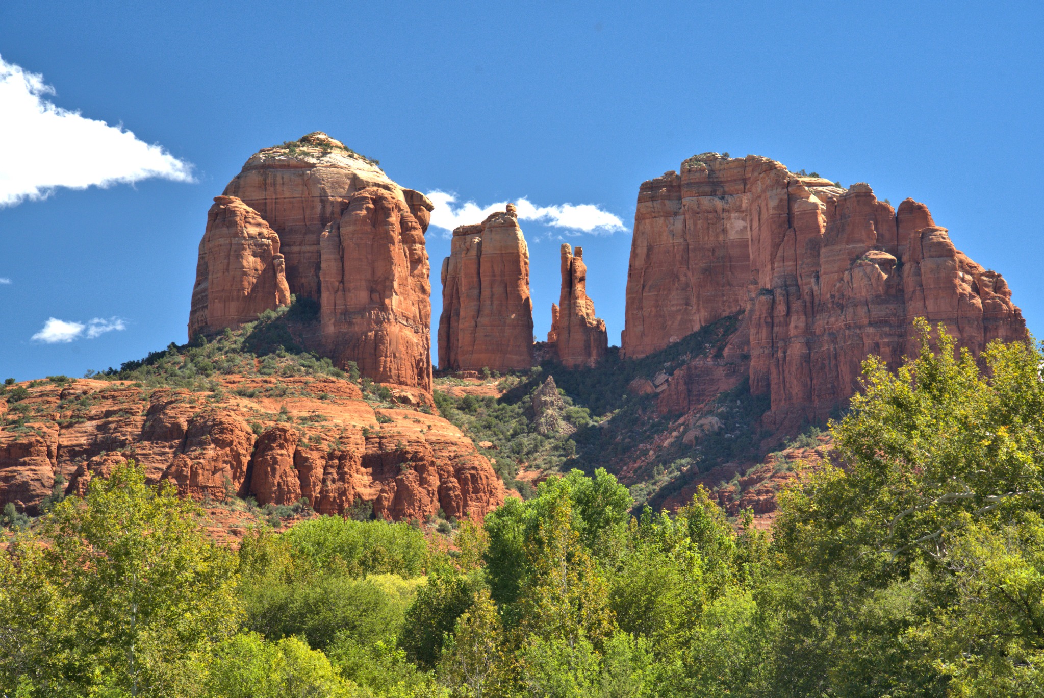 Red rock formations near Sedona, Arizona